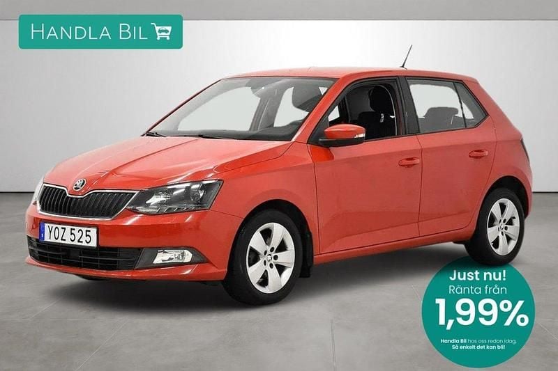 Röd Begagnad 2017 Skoda Fabia Style Halvkombi | 129 900 kr (Marknadspris) - Bild 1/3