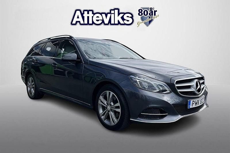 Mörkgrå Begagnad 2014 Mercedes E250 Kombi | 199 900 kr (Marknadspris) - Bild 1/4