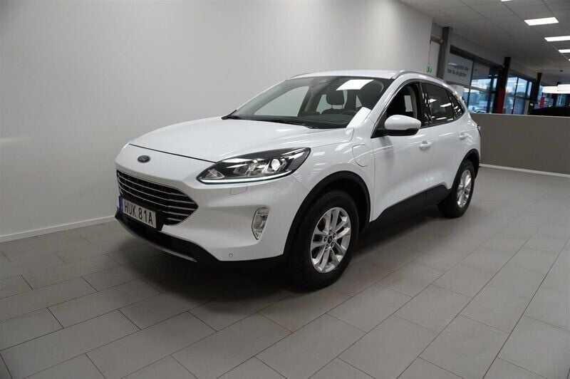 Vit Begagnad 2021 Ford Kuga Titanium SUV | 234 800 kr (Bra pris) - Bild 1/4