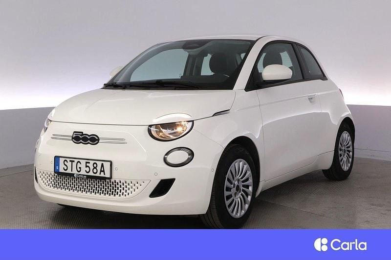 Vit Begagnad 2023 Fiat 500e Halvkombi | 222 900 kr (Marknadspris) - Bild 1/3