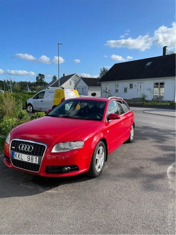 Röd Begagnad 2008 Audi A4 S-Line Kombi | 54 000 kr (Marknadspris) - Bild 1/4