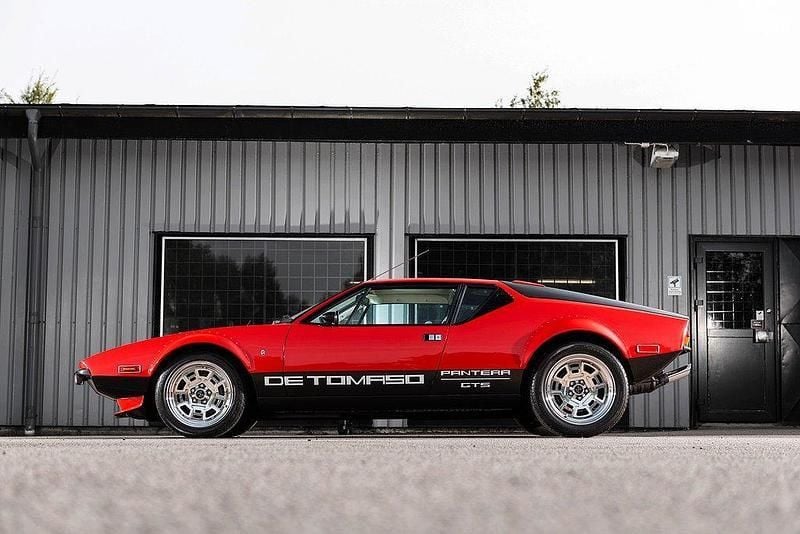 Begagnad De Tomaso Pantera 271 HK (199 kW) 1975 Röd Sportkupé