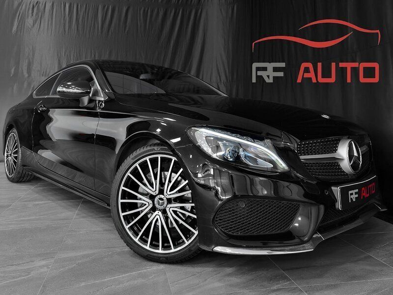 Svart Begagnad 2016 Mercedes C200 AMG Sportkupé | 279 900 kr (Marknadspris) - Bild 1/4