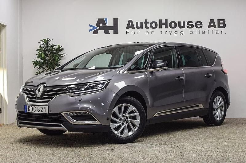 Begagnad Renault Espace Zen 160 HK (117 kW) 2015 Grå Minibuss