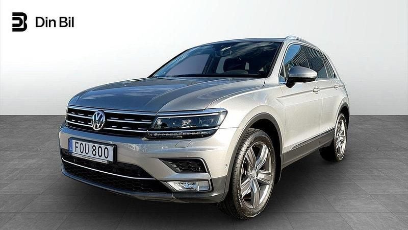 Silver Begagnad 2016 VW Tiguan Highline SUV | 259 900 kr (Marknadspris) - Bild 1/4