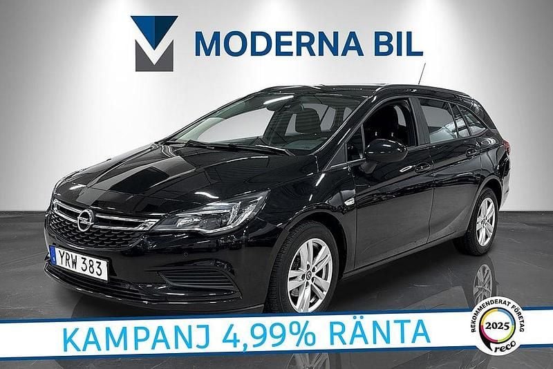 Svart Begagnad 2017 Opel Astra Enjoy Kombi | 89 900 kr (Marknadspris) - Bild 1/4