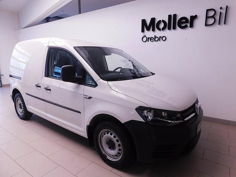 Vit Begagnad 2018 VW Caddy Minibuss | 119 000 kr (Bra pris) - Bild 1/4