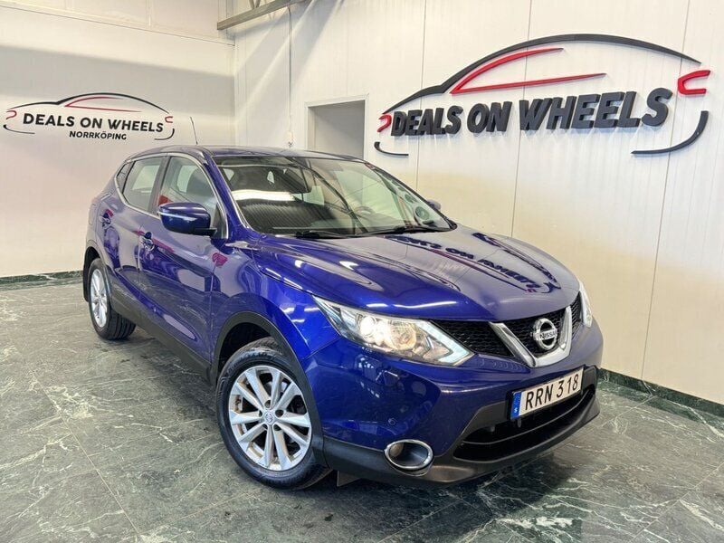 Blå Begagnad 2014 Nissan Qashqai SUV | 99 900 kr (Marknadspris) - Bild 1/4