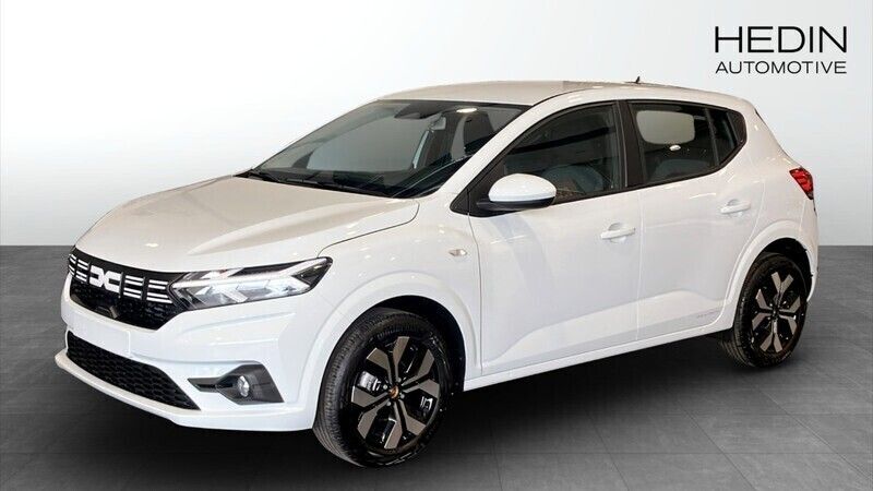 Vit (white) Ny 2025 Dacia Sandero Expression Halvkombi | 219 900 kr (Marknadspris) - Bild 1/4
