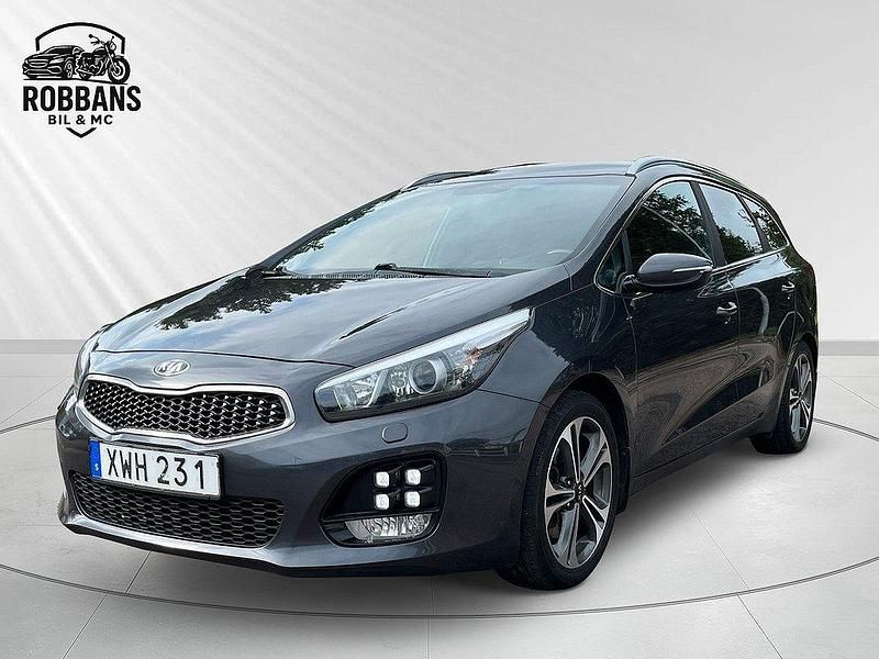 Grå (grå metallic) Begagnad 2017 Kia Ceed Sportswagon GT-Line Kombi | 93 500 kr (Marknadspris) - Bild 1/4