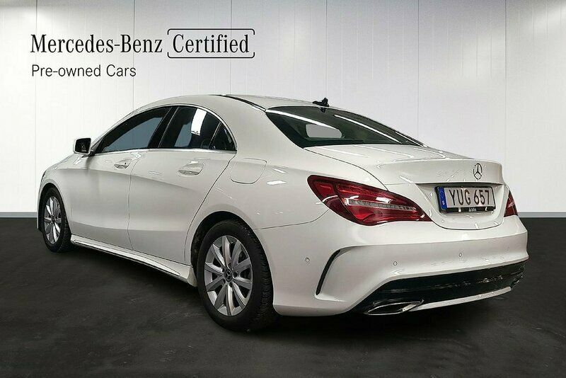 Begagnad Mercedes CLA180 AMG line 123 HK (90 kW) 2018 Vit Sedan