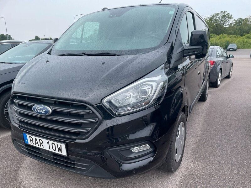 Svart (svart metallic) Begagnad 2023 Ford Transit Custom Van | 365 000 kr (Marknadspris) - Bild 1/2