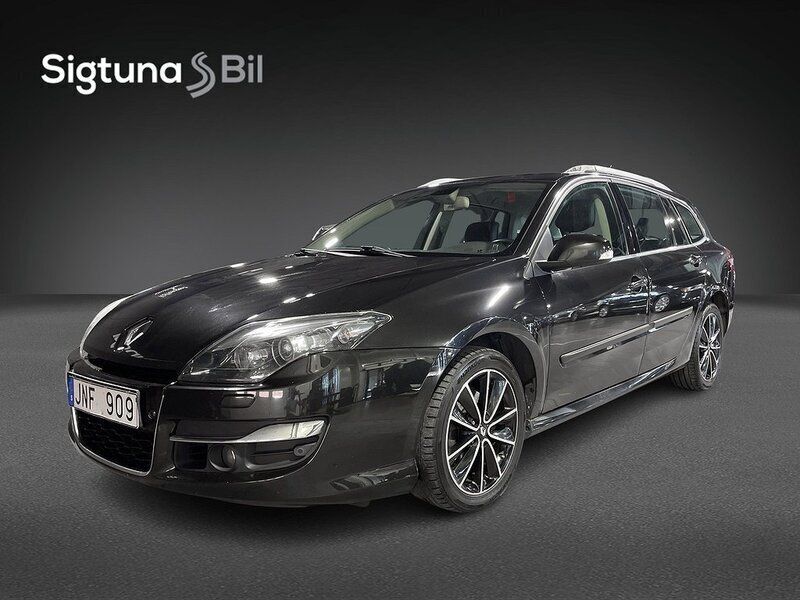 Svart Begagnad 2013 Renault Laguna GrandTour Kombi | 69 900 kr (Marknadspris) - Bild 1/3
