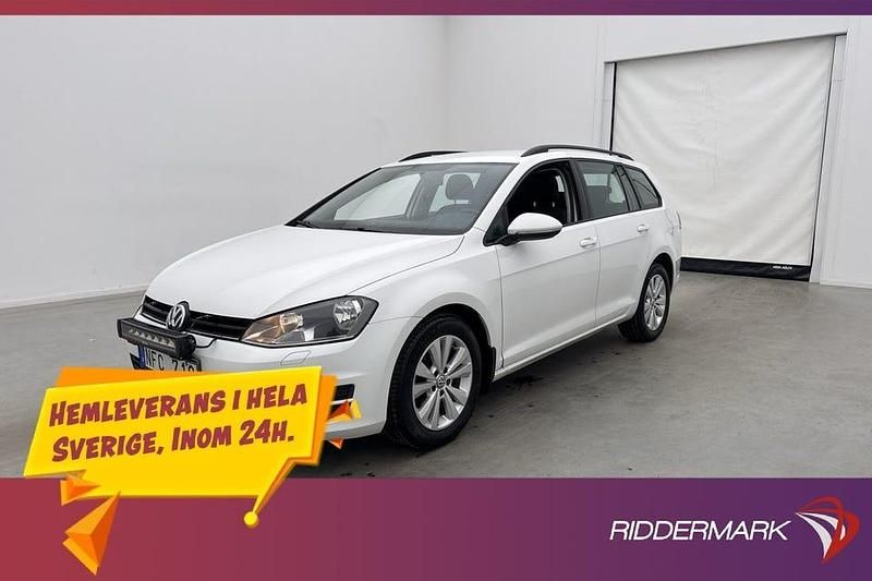 Begagnad VW Golf VII 105 HK (77 kW) 2013 Vit Kombi