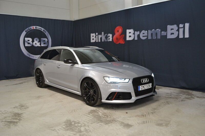 Silver Begagnad 2015 Audi RS6 Kombi | 579 000 kr (Bra pris) - Bild 1/4
