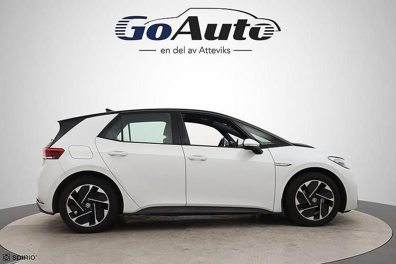 Begagnad VW ID.3 Pro Performance 152 kW (207 HK) 2022 Vit Halvkombi