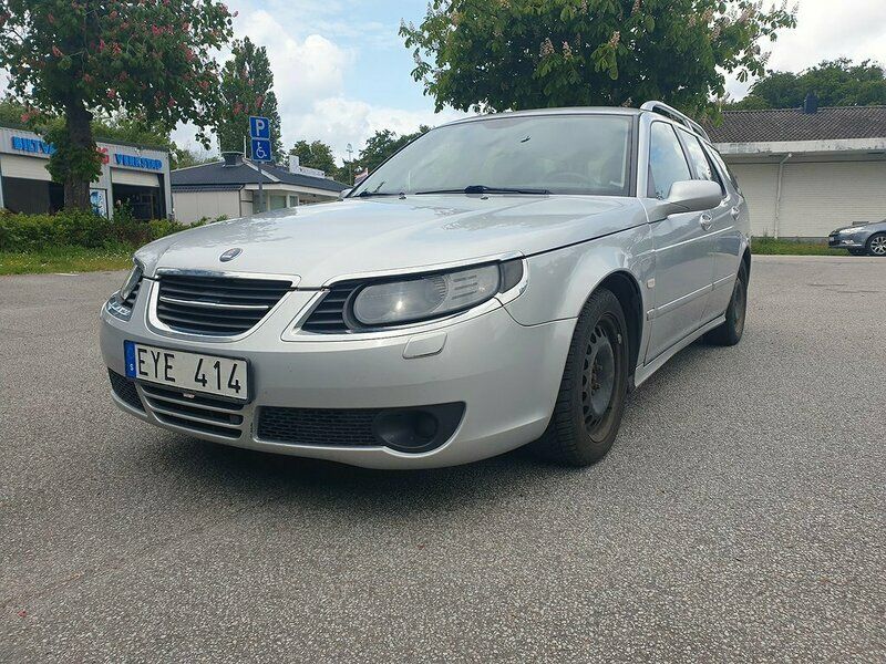 Ljusgrå Begagnad 2007 Saab 9-5 Vector Kombi | 10 000 kr - Bild 1/4