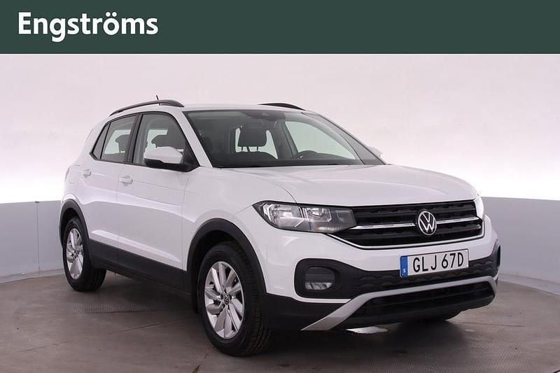 Vit Begagnad 2021 VW T-Cross SUV | 159 000 kr (Marknadspris) - Bild 1/4