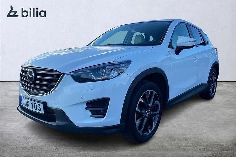 Vit Begagnad 2015 Mazda CX-5 SUV | 169 900 kr (Marknadspris) - Bild 1/3