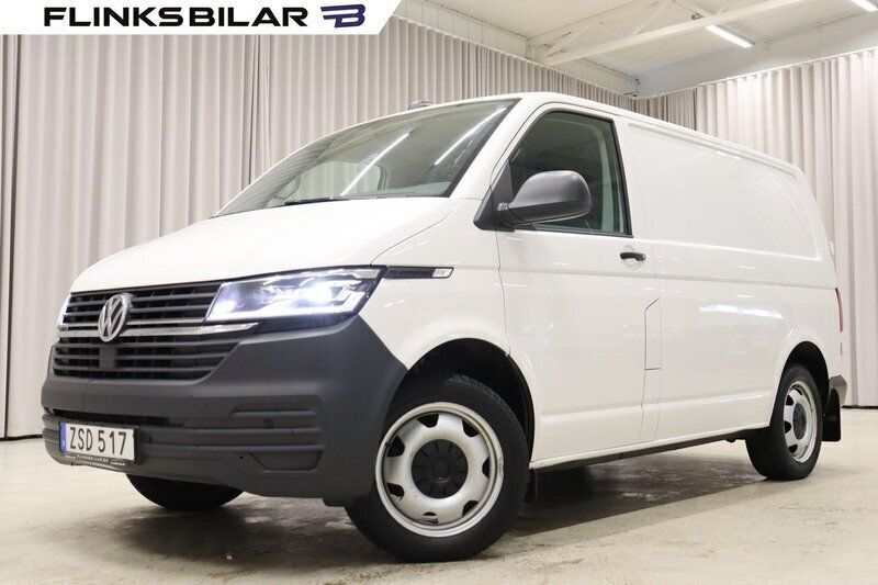 Vit Begagnad 2022 VW T6.1 Van | 349 900 kr (Superpris) - Bild 1/4