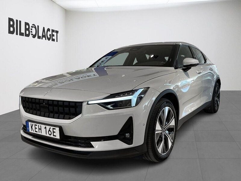 Silver Begagnad 2022 Polestar 2 Plus Sedan | 339 500 kr (Marknadspris) - Bild 1/4