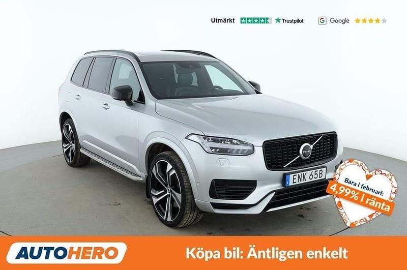 Begagnad Volvo XC90 R-Design 397 HK (291 kW) 2021 Silver SUV