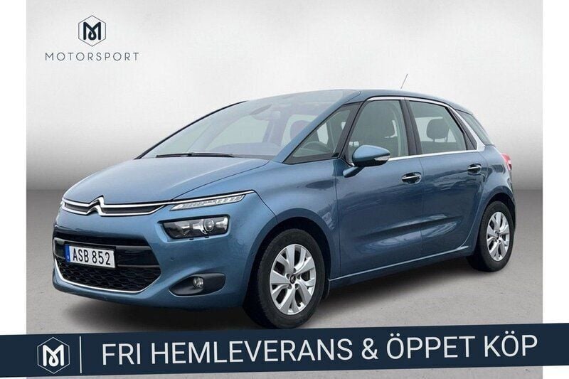 Blå Begagnad 2014 Citroën C4 Picasso Minibuss | 99 900 kr (Marknadspris) - Bild 1/3