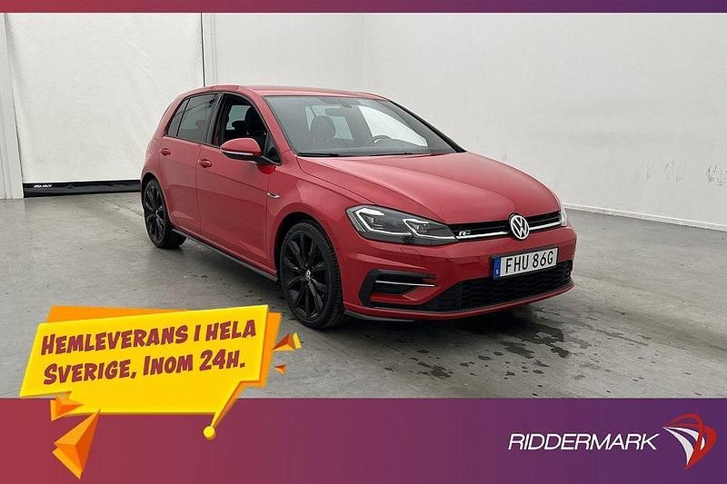 Röd Begagnad 2019 VW Golf VIII R-line Halvkombi | 229 800 kr (Lite dyr) - Bild 1/3