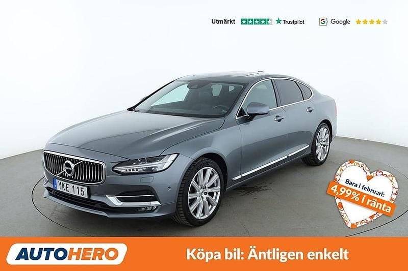 Begagnad Volvo S90 Inscription 235 HK (172 kW) 2017 Grå Sedan