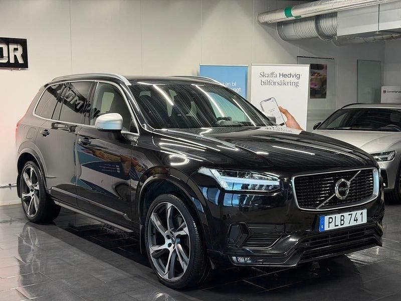 Begagnad Volvo XC90 R-Design 235 HK (172 kW) 2017 Svart SUV