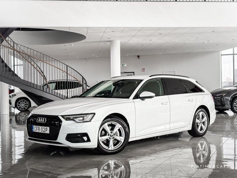 Vit Begagnad 2024 Audi A6 Kombi | 449 000 kr (Bra pris) - Bild 1/4
