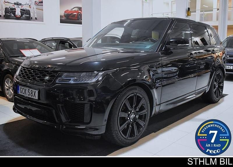 Santorini black Begagnad 2021 Land Rover Range Rover Sport HSE Dynamic SUV | 599 000 kr - Bild 1/4