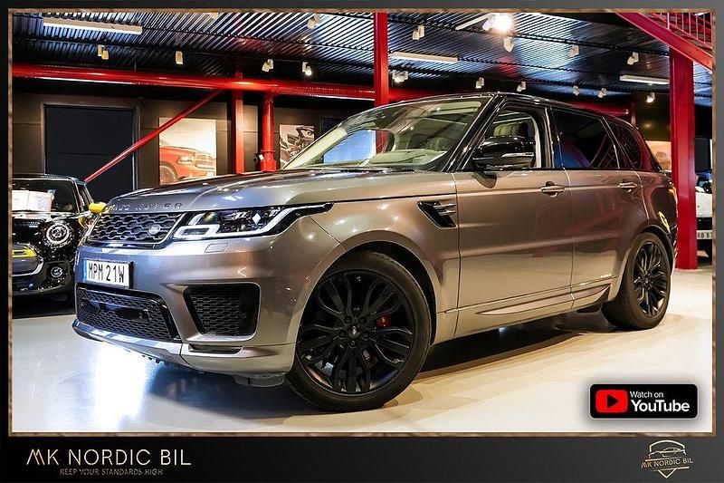 Grå Begagnad 2019 Land Rover Range Rover Sport HSE SUV | 525 000 kr (Marknadspris) - Bild 1/4