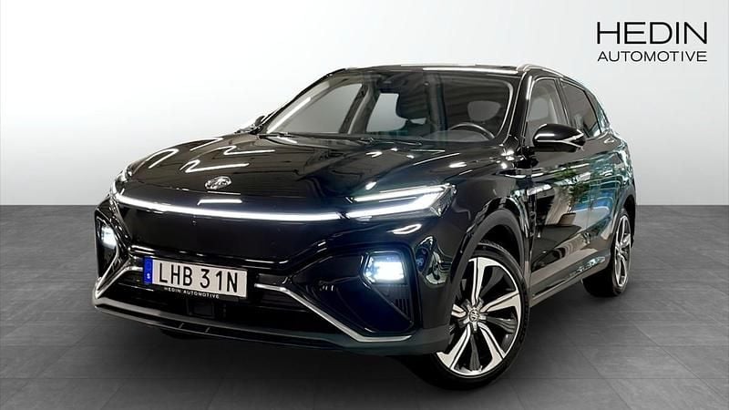 Svart (black) Begagnad 2022 MG Marvel R Luxury SUV | 279 900 kr - Bild 1/4