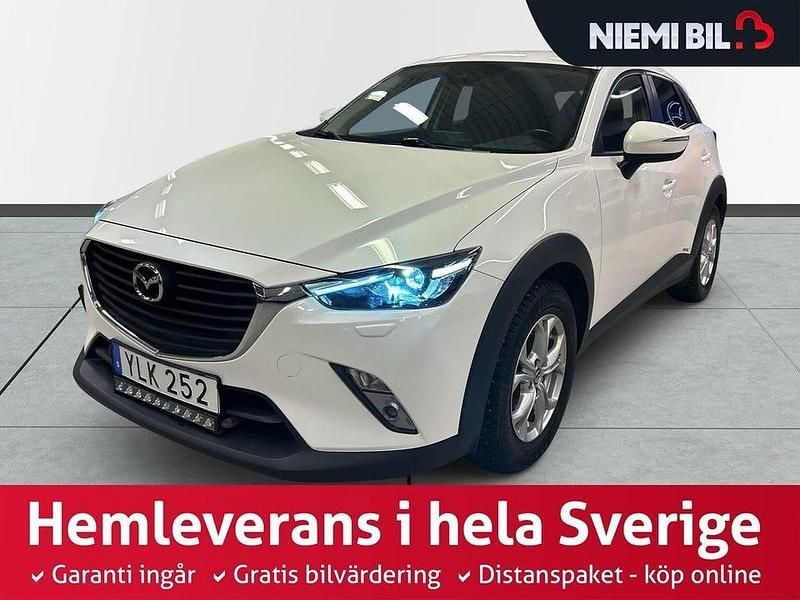 Vit Begagnad 2017 Mazda CX-3 SUV | 174 900 kr (Marknadspris) - Bild 1/3
