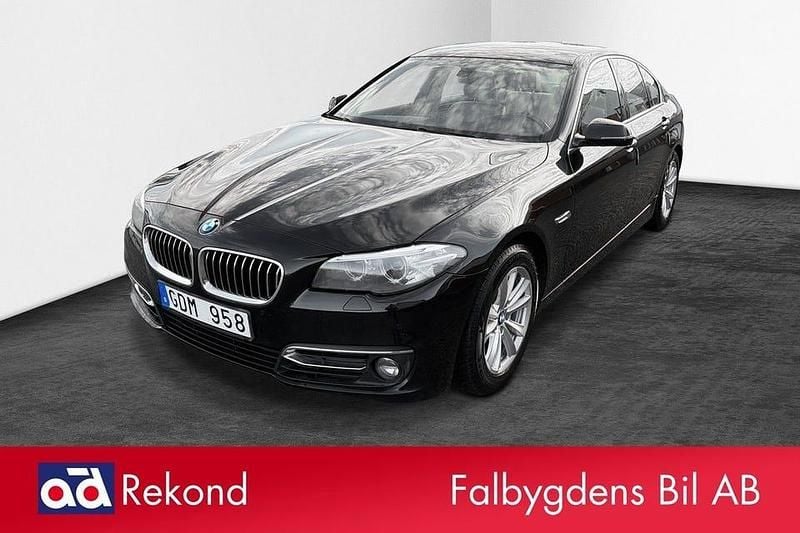 Svart Begagnad 2013 BMW 528 Luxury Line Sedan | 159 000 kr (Marknadspris) - Bild 1/4