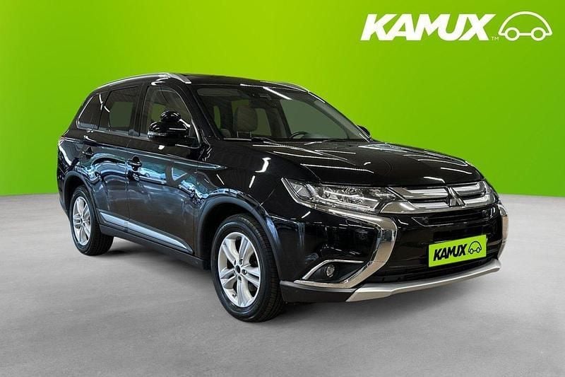 Svart Begagnad 2017 Mitsubishi Outlander SUV | 158 900 kr (Bra pris) - Bild 1/3