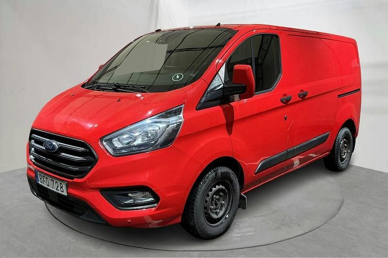 Röd Begagnad 2018 Ford Transit Custom | 139 000 kr (Marknadspris) - Bild 1/4