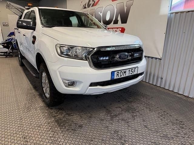 Vit Begagnad 2019 Ford Ranger XLT Pickup | 299 900 kr (Marknadspris) - Bild 1/4