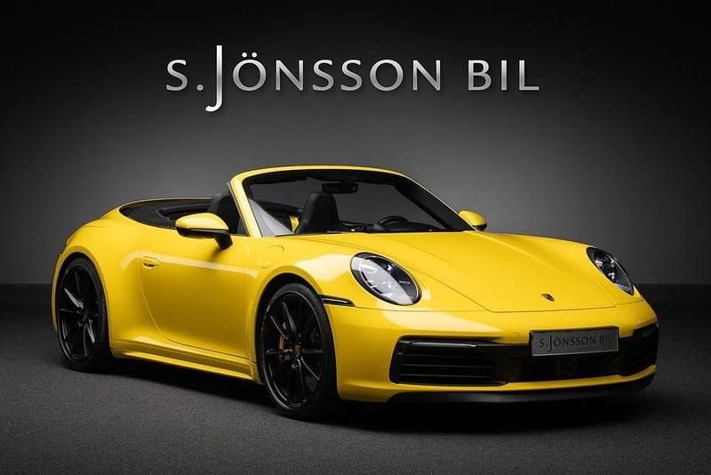 Racing yellow Begagnad 2020 Porsche 911 Carrera S Cabriolet Cab | 1 545 000 kr - Bild 1/4