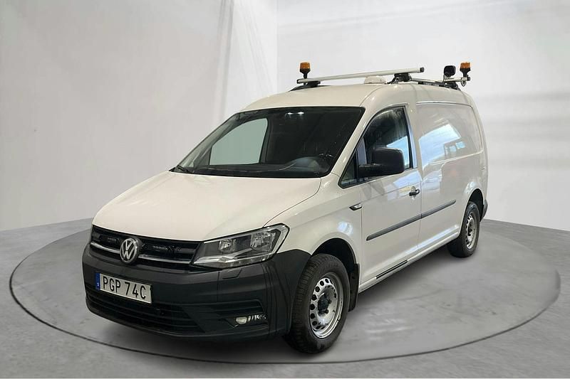 Vit Begagnad 2020 VW Caddy Minibuss | 209 000 kr (Lite dyr) - Bild 1/4