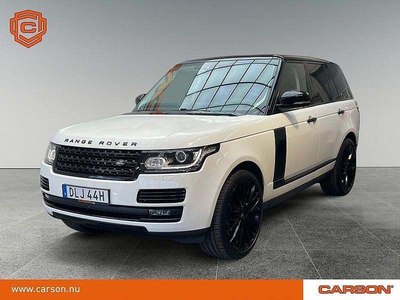 Vit (vit/ svart tak) Begagnad 2017 Land Rover Range Rover Autobiography SUV | 499 900 kr (Marknadspris) - Bild 1/3