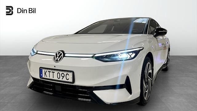 Vit Begagnad 2024 VW ID.7 Comfortline Sedan | 479 900 kr (Superpris) - Bild 1/4