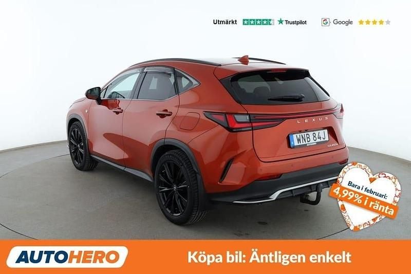 Begagnad Lexus NX450h+ Sport Line 313 HK (230 kW) 2022 Orange SUV
