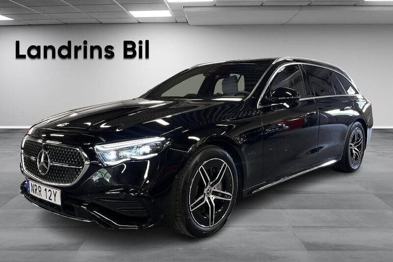 Svart Begagnad 2023 Mercedes E300 AMG Line Premium Kombi | 579 900 kr (Superpris) - Bild 1/4