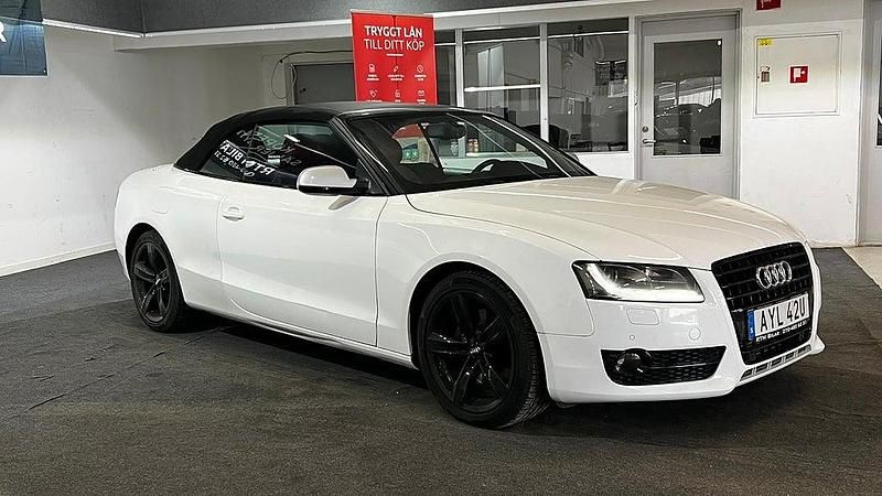 Begagnad Audi A5 Cabriolet 190 HK (139 kW) 2010 Vit Cab