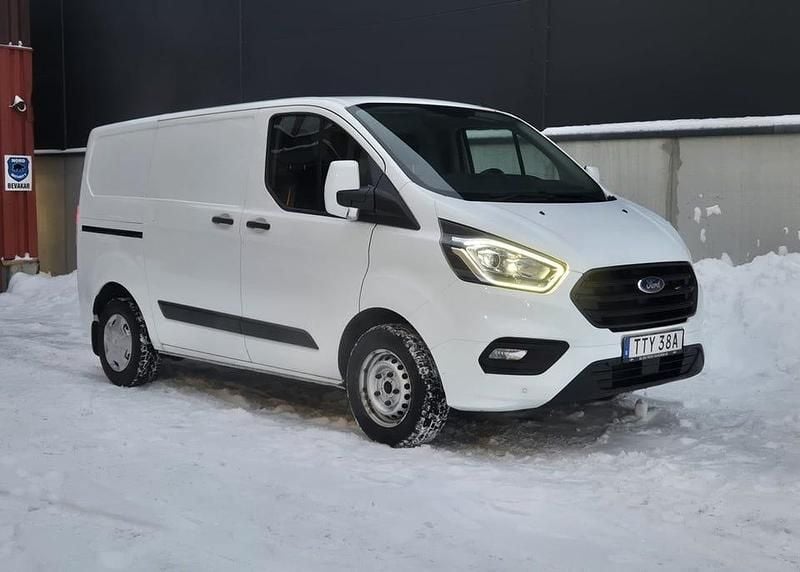 Vit Begagnad 2019 Ford Transit Custom Van | 159 000 kr (Bra pris) - Bild 1/4