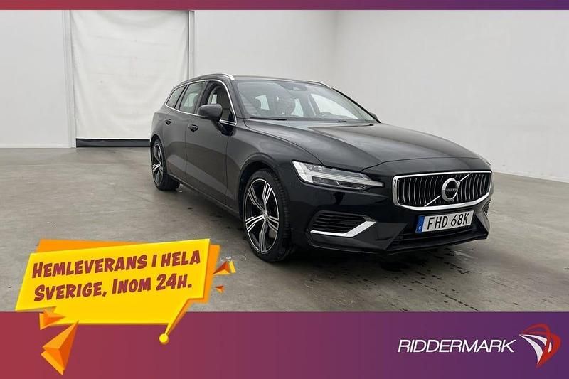 Svart Begagnad 2021 Volvo V60 Inscription Kombi | 319 800 kr (Marknadspris) - Bild 1/3
