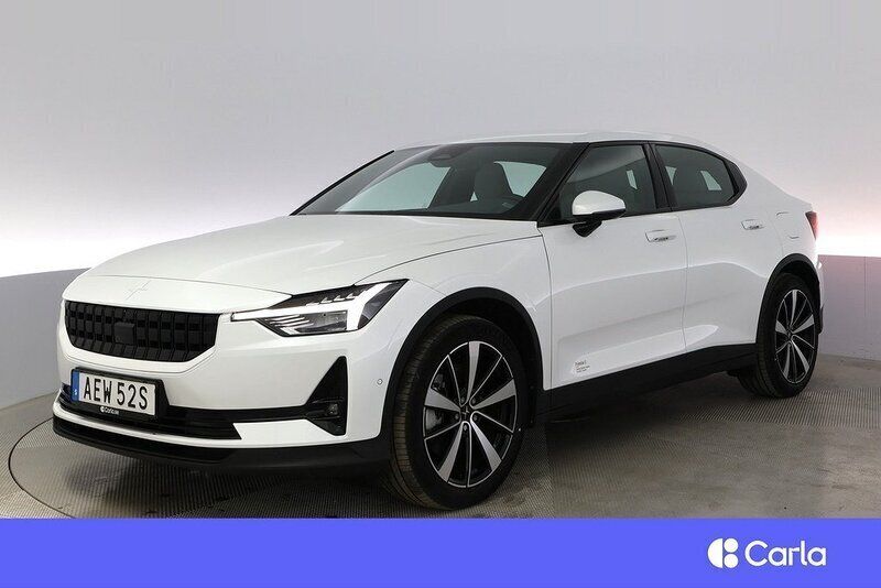 Vit Begagnad 2021 Polestar 2 Pilot Sedan | 312 900 kr (Bra pris) - Bild 1/3