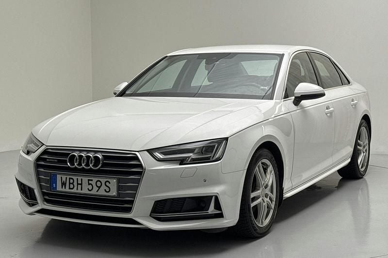 Vit Begagnad 2019 Audi A4 Comfort Sedan | 209 000 kr (Marknadspris) - Bild 1/4